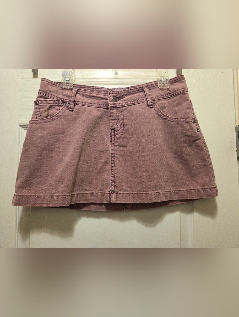 Oakley Y2K Mini Skirt in Dusty Mauve